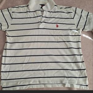 💥U.S. Polo Assn. Mens Polo with Navy Stripes